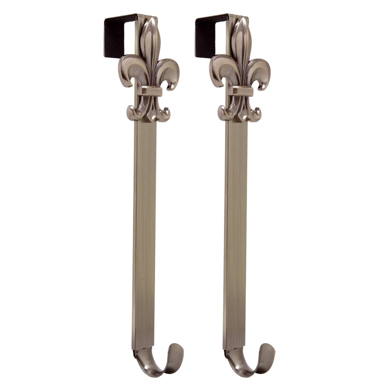 Haute Decor Fleur De Lis Adjustable Wreath Hangers, 2ct.